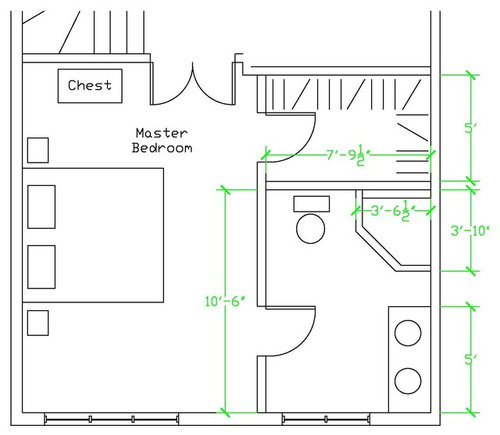 Master Ensuite Layout