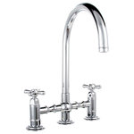 ZLINE Kitchen and Bath - ZLINE Mona Kitchen Faucet in Chrome (MNA-KF-CH) - The ZLINE Mona Kitchen Faucet (MNA-KF-CH) is manufactured with the highest quality materials on the market - making it long-lasting and durable. We have focused on designing each faucet to be functionally efficient while offering a sleek design, making it a beautiful addition to any kitchen. While aesthetically pleasing, the Mona Kitchen Faucet offers a hassle-free washing experience. At 1.8 gal per minute the Mona Kitchen Faucet provides the perfect amount of flexibility and water pressure to save you time. ZLINE delivers the most efficient, hassle free kitchen faucet with a lifetime warranty, giving you peace of mind. The Mona Kitchen Faucet (MNA-KF-CH) ships next business day when in stock.