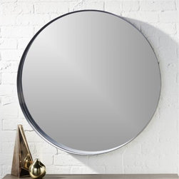 crescent 32.5" round wall mirror | CB2 - Mirrors