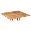 Teak Wood Miami Square Outdoor Patio Bar Table, made from A-grade Teak Wood