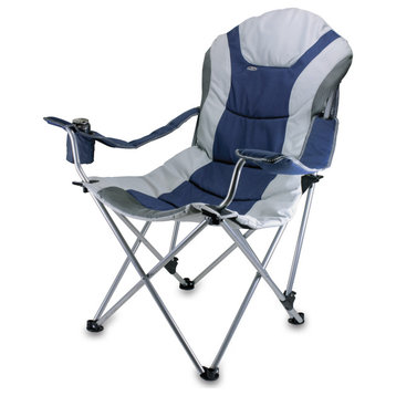 Reclining Camp Chair - Blue