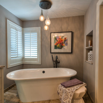 Plymouth Bathroom Transitional Modern Update