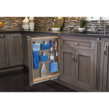 Base filler organizer is another way to keep your cleaning utensils neat and org