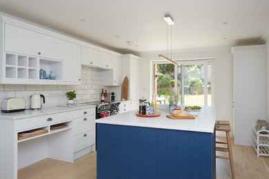 Design ideas for a beach style kitchen in Other.