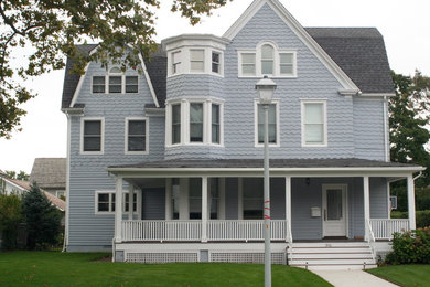 Traditional exterior home idea in New York