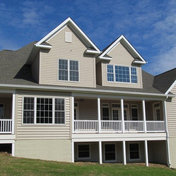 Rear Elevation With Two Second Floor Dormers