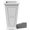 Brixton Tall Planter, 28", White, 28 Inch, 1 Pack
