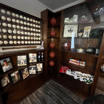 Sports Memorabilia Display