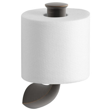 Kohler K-37056 Alteo Single Post Vertical Toilet Paper Holder - Oil Rubbed
