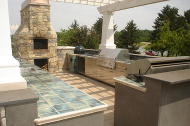 Patio - traditional patio idea in Columbus