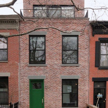 front door and exterior