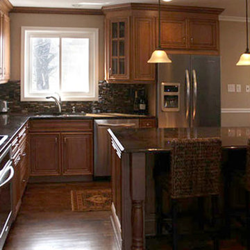 Kitchen: Wooden Transitional