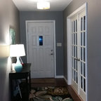 mudroom after - Traditional - Entry - Other - by Brooke Marks, Symmetry