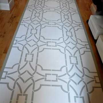 Stencil Projects using the Contempo Trellis Wall Stencil