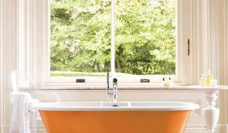 2012 Color: A Splash of Orange for Kitchen and Bath