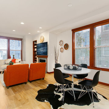 Modern-Contemporary Townhouse on Capitol Hill