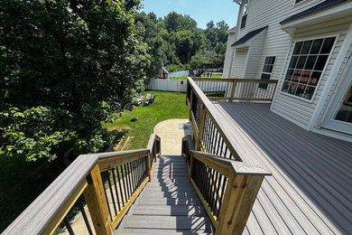 Deck - transitional deck idea in Charlotte