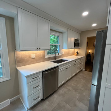 We left this kitchen unrecognizable!!