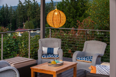 Patio - mid-sized contemporary patio idea in Seattle