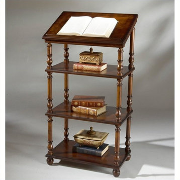 Butler Specialty Library Stand in Plantation Cherry