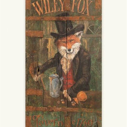 Wiley Fox Tavern Sign - Novelty Signs