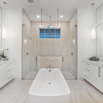 Bright Spa Bathroom Remodel in Los Angeles, CA