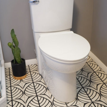 Mid-Century Inspired Bathroom