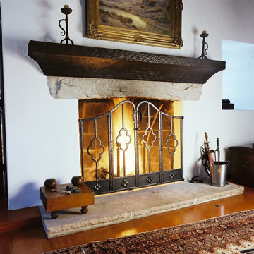 Spanish colonial firescreen.