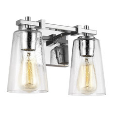 Mercer 2-Light Vanity, Chrome