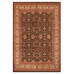 Bareens Designer Rugs - Turkish Knotted Istanbul Carolyne Brown/Beige Wool Rug 8'1'' x 9'11'' - Designed with a mesmerizing intricate traditional motif this glorious hand knotted rug is a masterpiece that will fill any space with sophistication and grace. An exhilarating color pallet with an elaborate design, this masterpiece features luxurious hand spun wool with all vegetable dyes to add comfort and style to your decor. The design, color and beautiful chromatic composition with a sheen in traditional and transitional designs, exude beauty, elegance and quality make this rug a masterpiece of its own.