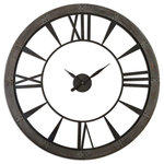 Uttermost - Uttermost Ronan Wall Clock, Large - Uttermost's clocks combine premium quality materials with unique high-style design.