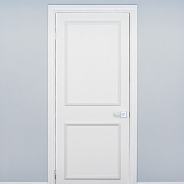 Two Piece Real Wood Door Moulding Kit | Flat Panel Door Upgrade