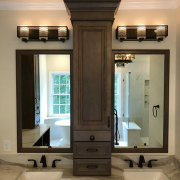 Warm and up-to-date Master Bath