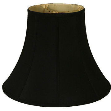 Royal Designs True Bell Lamp Shade, Black, 5"