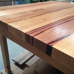 Recycled Timber Benchtops - Kitchen Islands And Kitchen Carts
