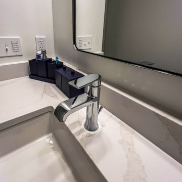 Kids bathroom remodel for clean style with durable, family-friendly function