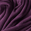 Bare Home Microplush Fleece Blanket, Plum, Twin/Twin Xl