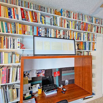 Custom Desk and Bookshelf