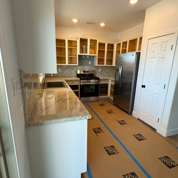 White Kitchen Cabinetry Reface