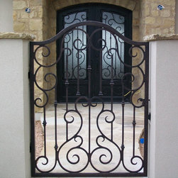 Iron Door Gate and Front Entry Iron Door - Front Doors