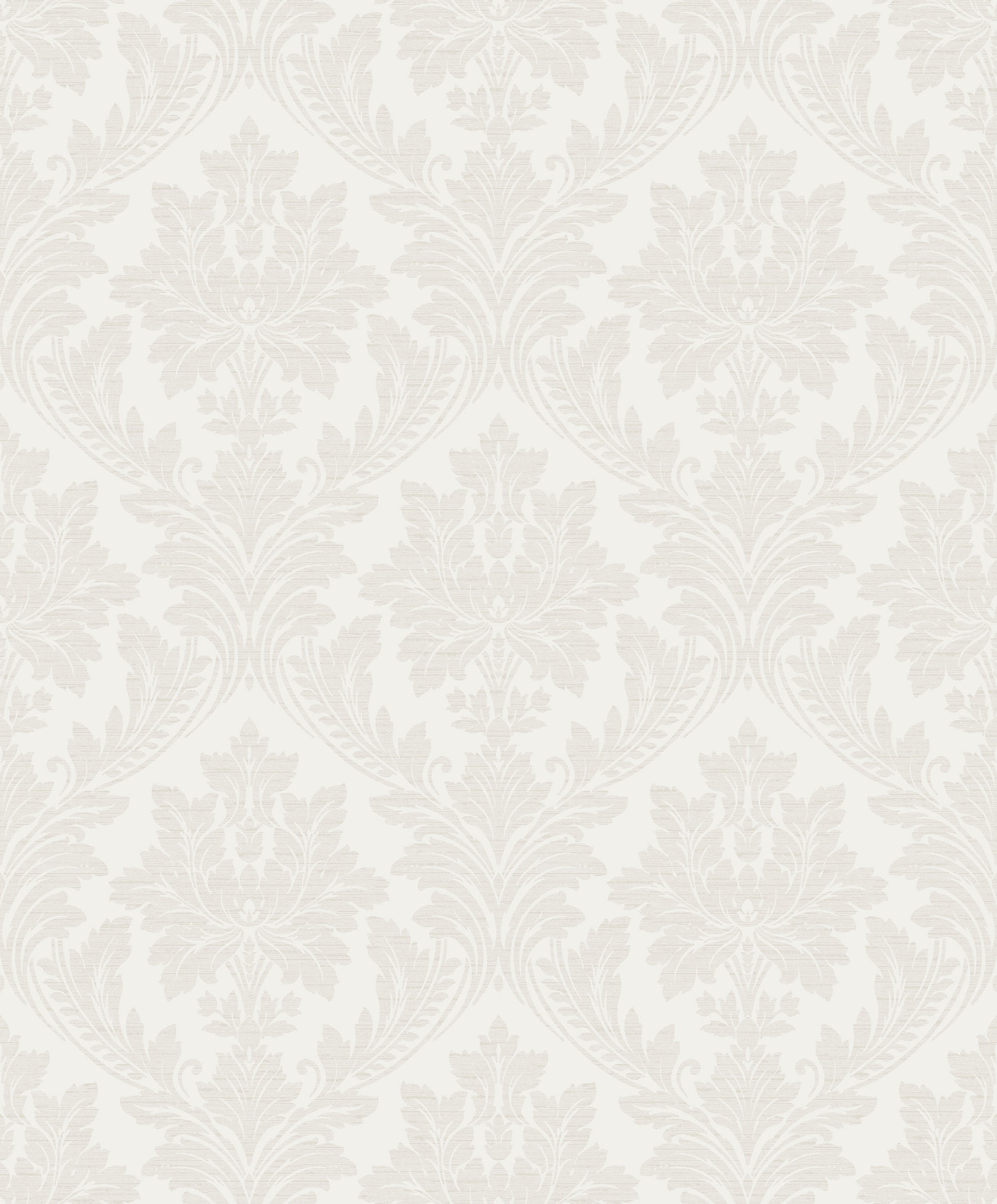 Classic Floral Damask Textured Wallpaper, Double Roll - Traditional ...