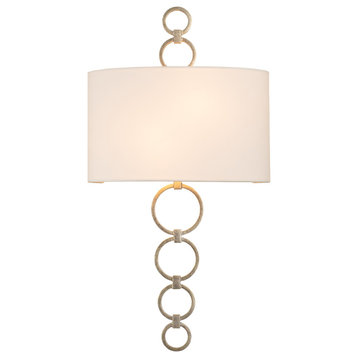 Carlyle 12x23" 2-Light Casual Luxury Sconce by Kalco