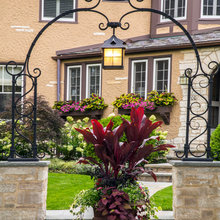 wrought iron canapy