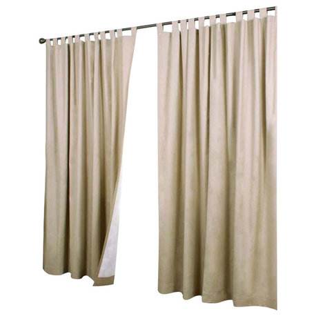 Thermalogic Weather Insulated Cotton Fabric Tab Panels Pair Khaki