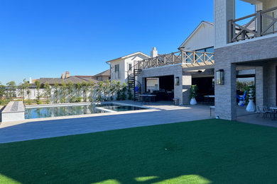 Example of a pool design in Orange County