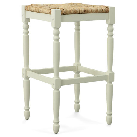 Thomasville Rta 29" Bar Stool, Antique White