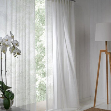 Sheer curtains - S fold heading