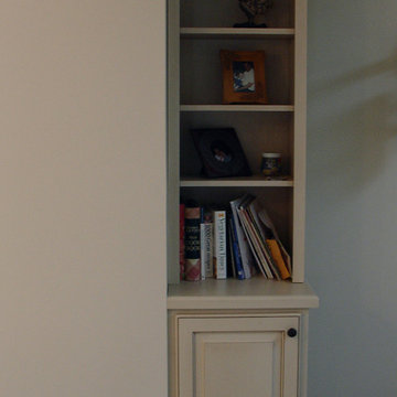 Distressed Kitchen - Book Shelves