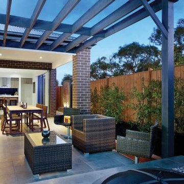 Viewbank, Outdoor Entertaining Area with Fire-pit