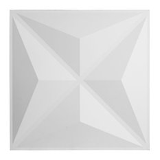 19 5/8"W x 19 5/8"H Haven EnduraWall Decorative 3D Wall Panel, White